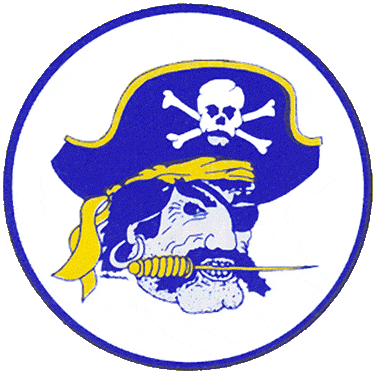 East Carolina Pirates 1988-1998 Primary Logo vinyl decal